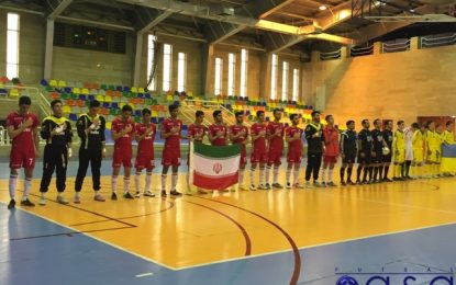 پیروزی تیم فوتسال امید ایران در دومین بازی مقابل اوکراین
