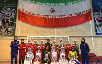 پایان تمرینات تیم ملی فوتسال زیر ۱۷ سال دختران