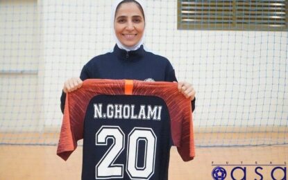 کاپیتان تیم ملی فوتسال بانوان بار دیگر به کویت بازگشت
