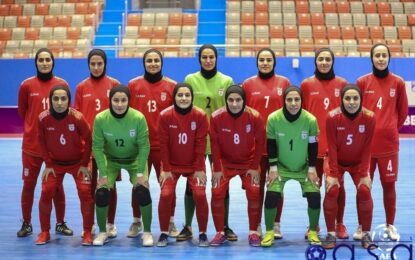 تساوی دختران فوتسالیست ایران با ازبکستان در مسابقات آسیای مرکزی