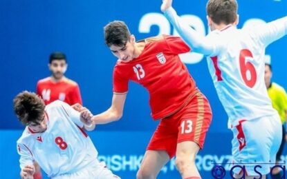 تورنمنت فوتسال کافا| برتری دشوار ایران در دومین بازی مقابل تاجیکستان