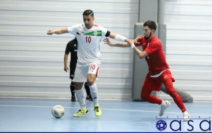 پیروزی تیم ملی فوتسال ایران مقابل قرقیزستان/ هشت گل جواب یک گل قرقیزستان