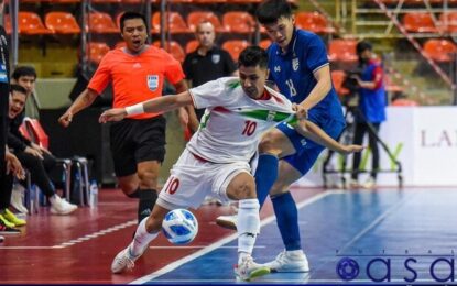 تصاویری از دیدار تیم ملی فوتسال ایران مقابل تایلند