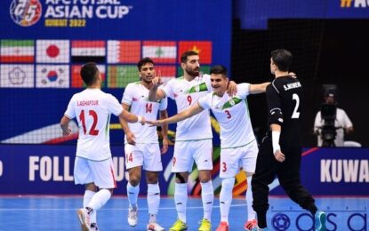 تمجید AFC از تیم ملی فوتسال ایران