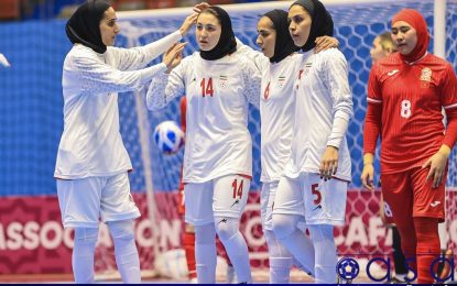 گزارش تصویری از برتری تیم ملی فوتسال بانوان ایران مقابل قرقیزستان